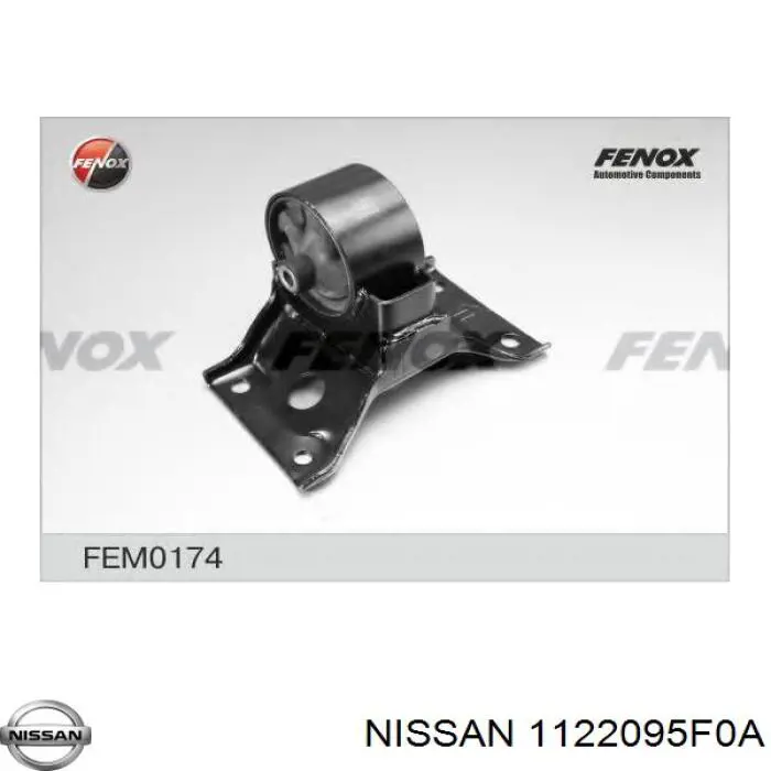 Poduszka (podpora) silnika lewa Nissan/Infiniti 1122095F0A cena, od 57,89 USD
