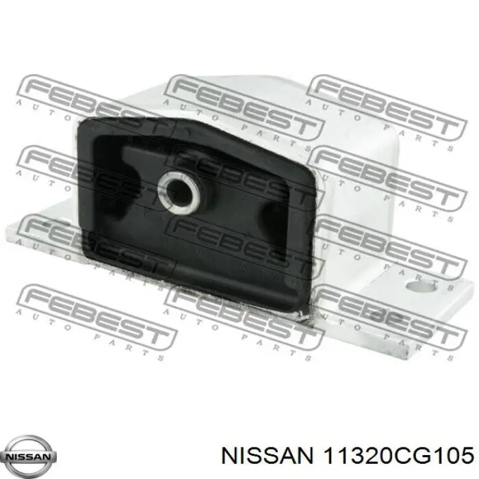 Do koszyka 11320CG105 Nissan/Infiniti Poduszka (podpora skrzyni biegów)