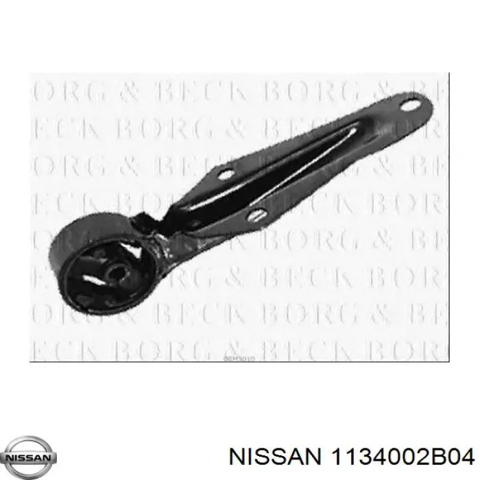 Do koszyka 1134002B04 Nissan/Infiniti Poduszka (podpora) silnika tylna