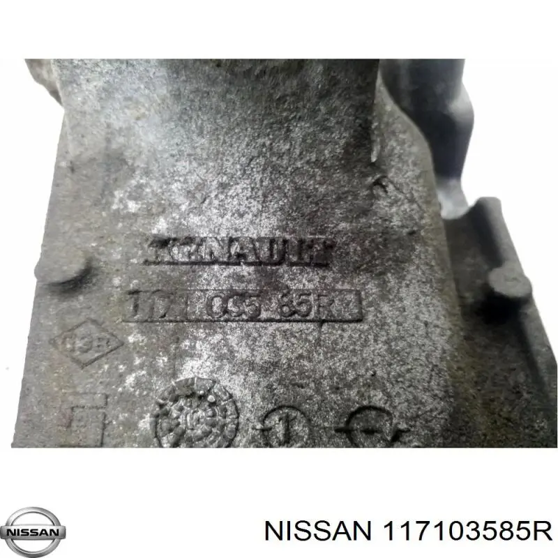 Wspornik alternatora Nissan/Infiniti 117103585R
