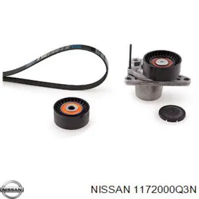 Pasek napędowy mechanizmów, zestaw Renault (RVI) 1172000Q3N cena, od 152,09 USD