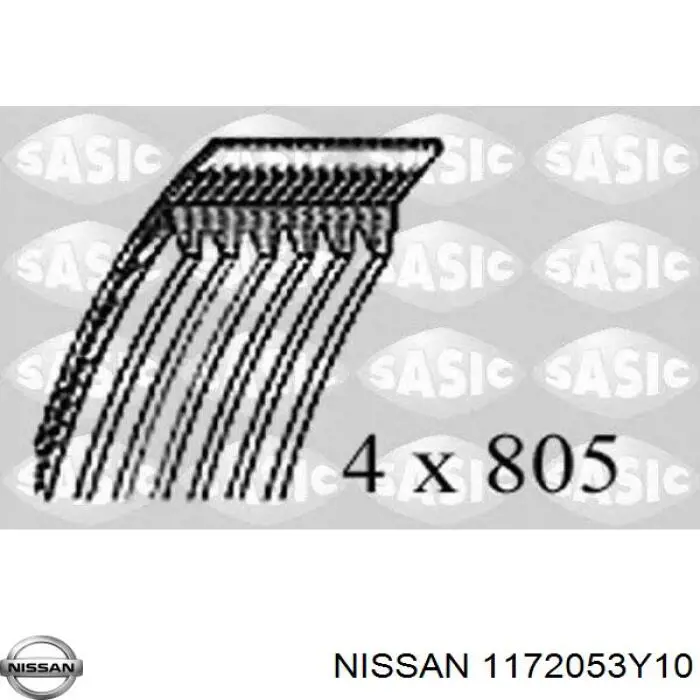 Pas napędowy mechanizmów 9091602299 Toyota