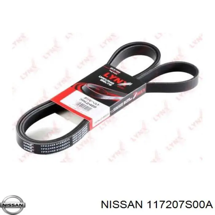 Pas napędowy mechanizmów Nissan/Infiniti 117207S00A cena, od 46,64 USD