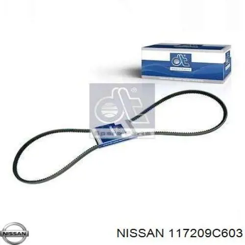 Pas napędowy mechanizmów Nissan/Infiniti 117209C603 cena, od 9,24 USD