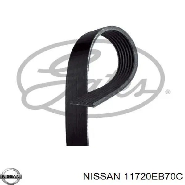 Pas napędowy mechanizmów Nissan/Infiniti 11720EB70C cena, od 17,35 USD