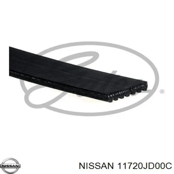 Pas napędowy mechanizmów Nissan/Infiniti 11720JD00C cena, od 17,96 USD
