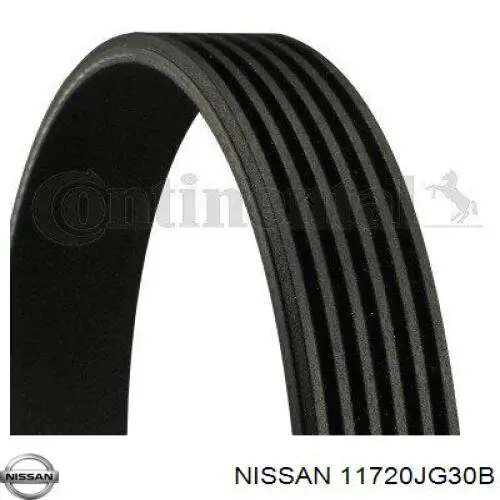 Pas napędowy mechanizmów Nissan/Infiniti 11720JG30B cena, od 21,15 USD