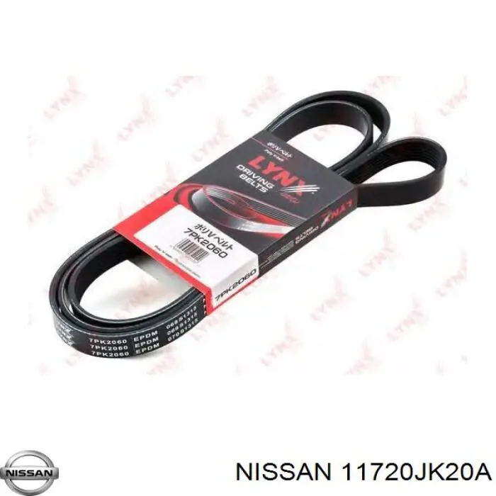 Pas napędowy mechanizmów Nissan/Infiniti 11720JK20A cena, od 27,78 USD