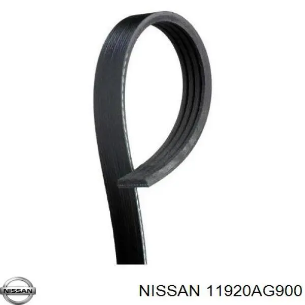 Pas napędowy mechanizmów Nissan/Infiniti 11920AG900 cena, od 9,38 USD