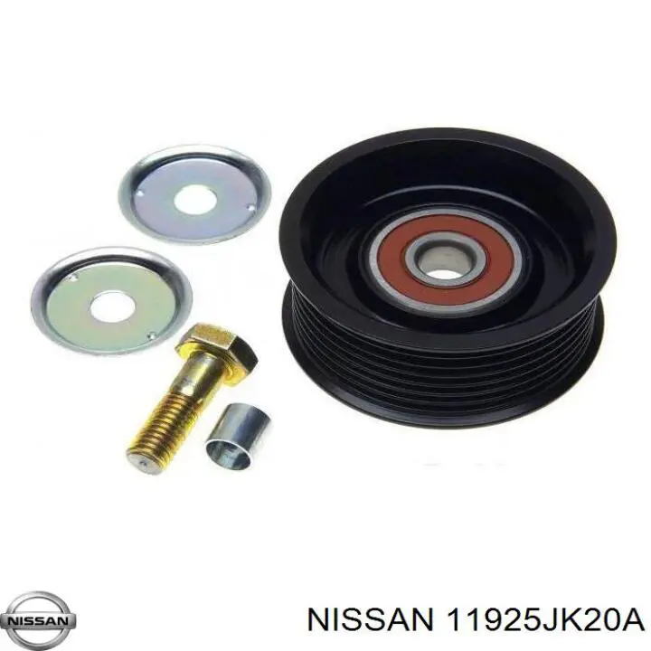 Do koszyka 11925JK20A Nissan/Infiniti Rolka prowadząca, kierunkowa paska napędowego