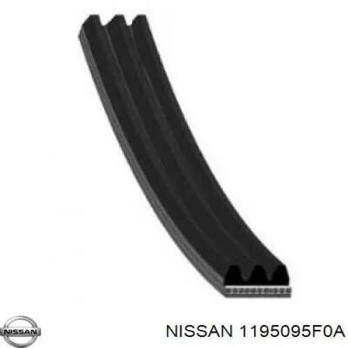 Pas napędowy mechanizmów Nissan/Infiniti 1195095F0A cena, od 8,57 USD