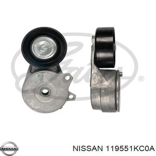 Napinacz paska napędowego Nissan/Infiniti 119551KC0A cena, od 49,53 USD