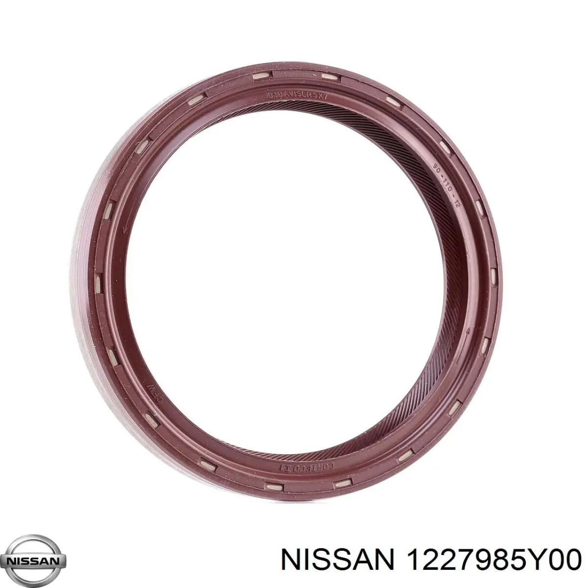 Do koszyka 1227985Y00 Nissan/Infiniti Uszczelniacz wału korbowego silnika tylny