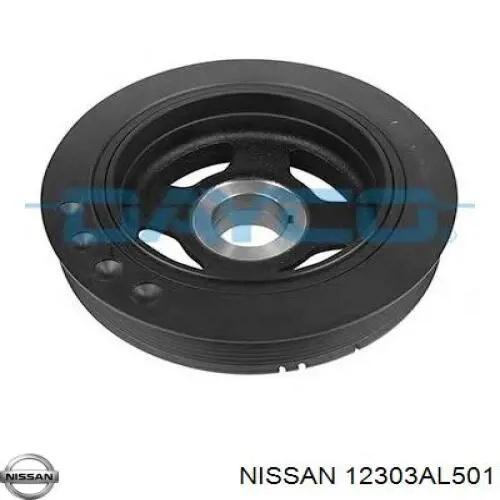 Koło pasowe wału korbowego Nissan/Infiniti 12303AL501 cena, od 197,38 USD