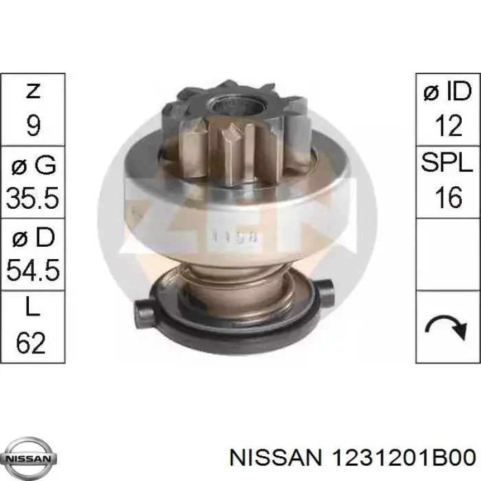 Wieniec koła zamachowego Nissan Micra hatchback (K11) (1992 - 2003) cena, od 202,10 USD