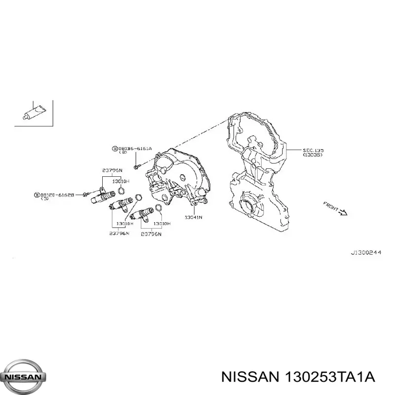 Koło zębate walcowe wału rozrządu silnika, dolotowego (ssącego) Nissan/Infiniti 130253TA0A cena, od 31,37 USD