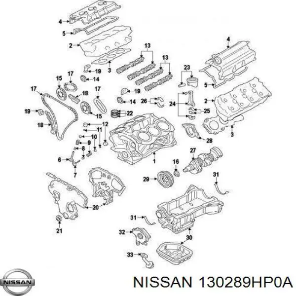 Łańcuch rozrządu Nissan/Infiniti 13028JA10A cena, od 156,85 USD