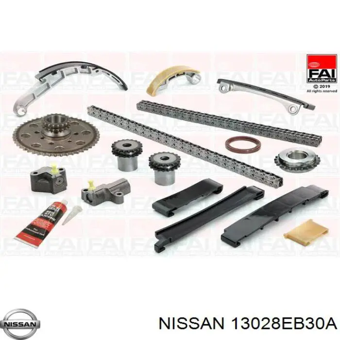 Łańcuch rozrządu 13028EB300ZUNI Zuiko