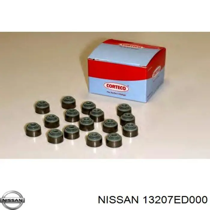 13207ED000 Nissan/Infiniti Uszczelniacz zaworu dolotowego/wylotowego