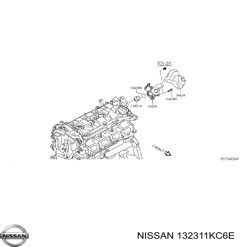 Do koszyka 132311KC6E Nissan/Infiniti Popychacz pompy paliwa
