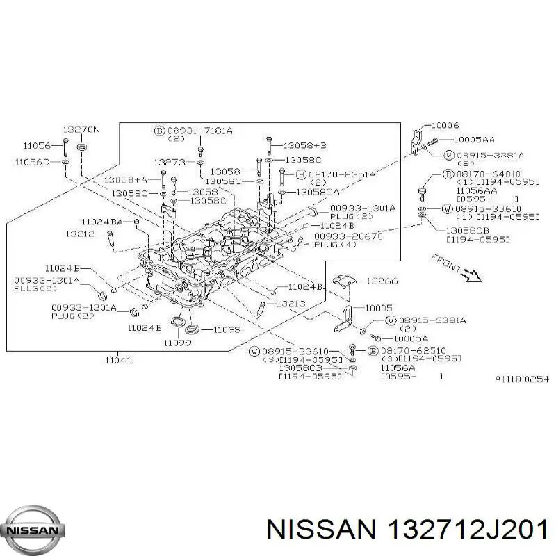 Pierścień uszczelniający gniazda świecy Nissan/Infiniti 132712J201 cena, od 6,06 USD