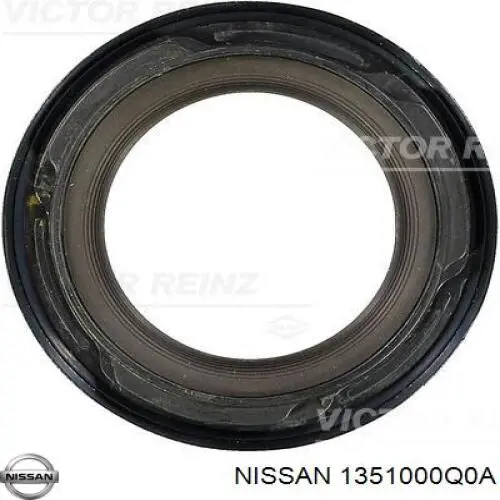 1351000Q0A Nissan/Infiniti Uszczelniacz wału korbowego przedni