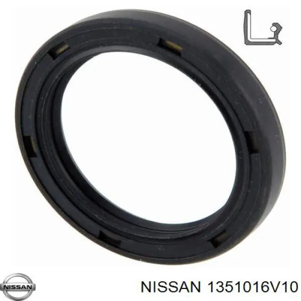 Do koszyka 1351016A00 Nissan/Infiniti Uszczelniacz wału korbowego przedni