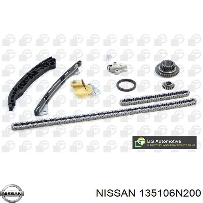 Uszczelniacz wału korbowego przedni Nissan/Infiniti 135106N200