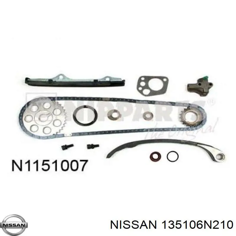 Uszczelniacz wału korbowego przedni Nissan/Infiniti 135106N210 cena, od 6,50 USD