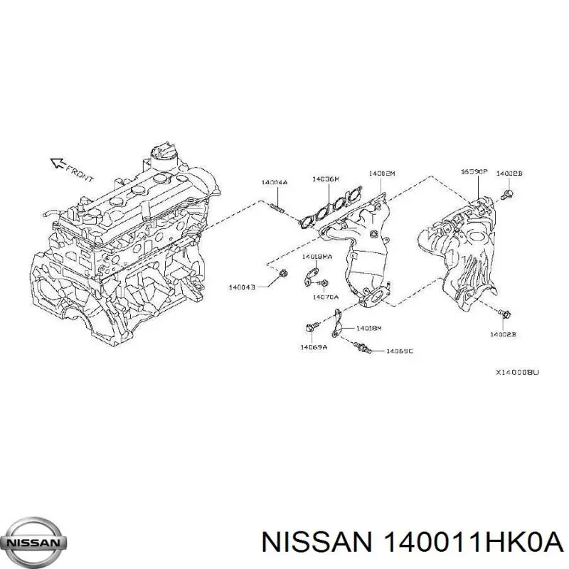 Kolektor ssący do Nissan JUKE JPN F15