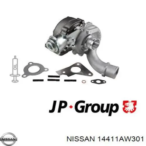 Turbina Nissan/Infiniti 14411AW301 cena, od 46,59 USD