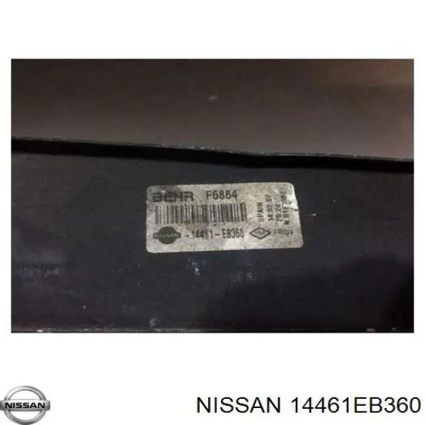 14461EB360 Nissan/Infiniti Chłodnica intercoolera