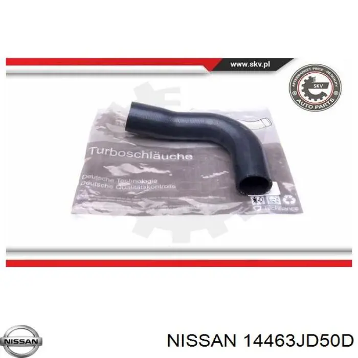 14463JD50D Nissan/Infiniti Przewód (króciec) intercoolera
