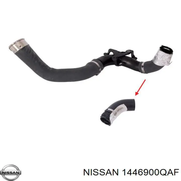 Króciec powietrza, wlot do turbiny (doładowanie) Nissan JUKE NMUK (F15E)