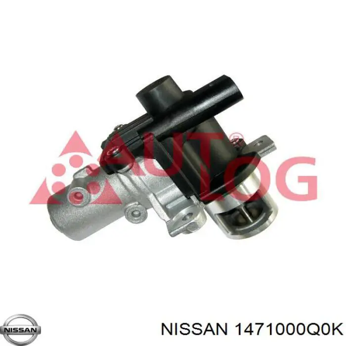 Do koszyka 1471000Q0K Nissan/Infiniti Zawór recyrkulacji spalin EGR