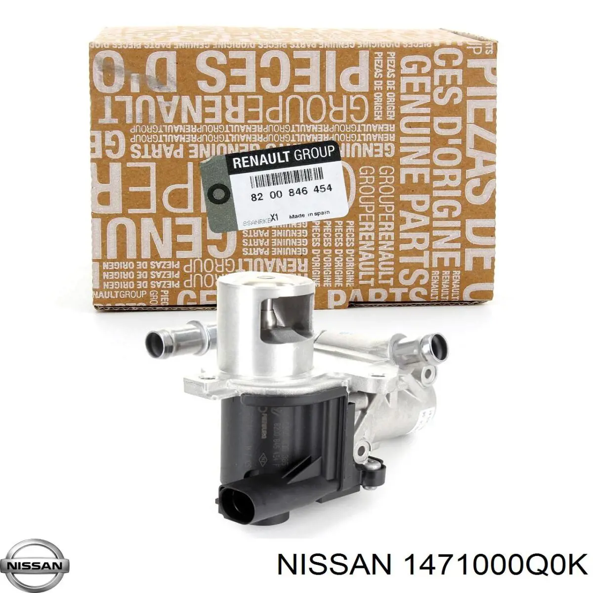 Zawór recyrkulacji spalin EGR 1471000Q0K Nissan/Infiniti