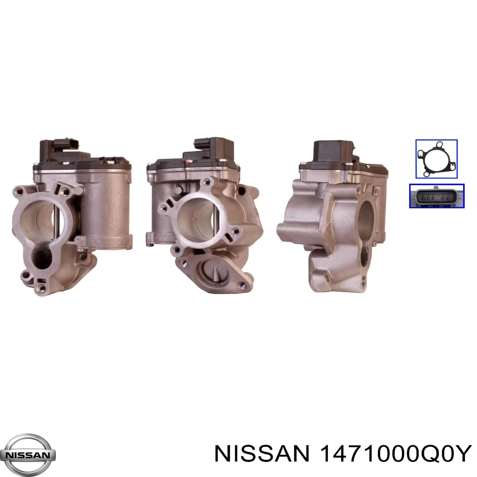 Zawór recyrkulacji spalin EGR Nissan/Infiniti 1471000Q0Y cena, od 119,52 USD