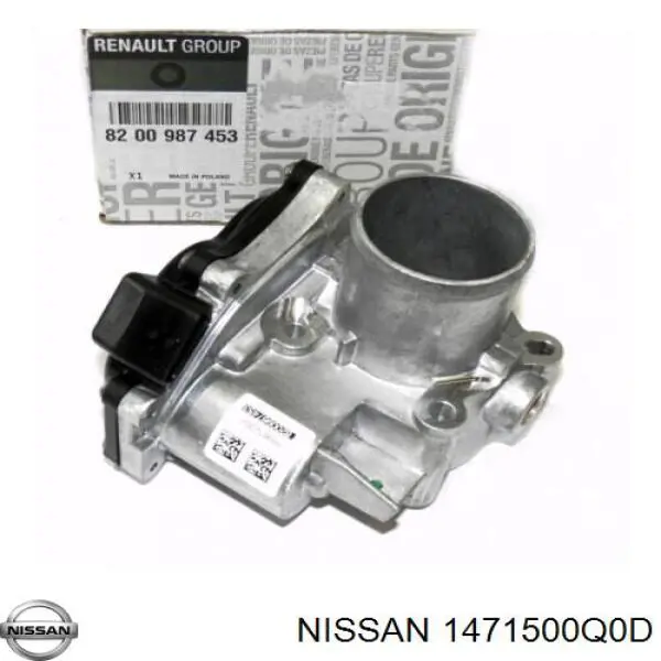 1471500Q0D Nissan/Infiniti Przepustnica, komplet