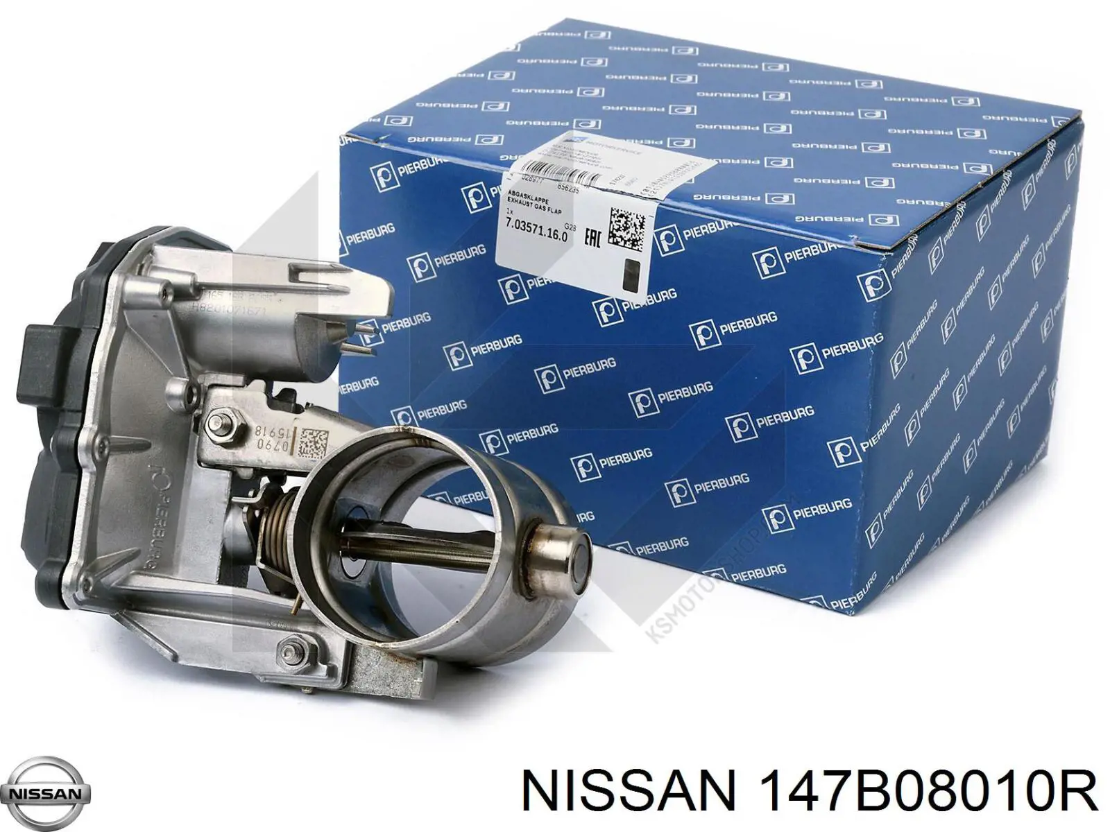Klapa regulacyjna EGR 50885503 Nissan/Infiniti