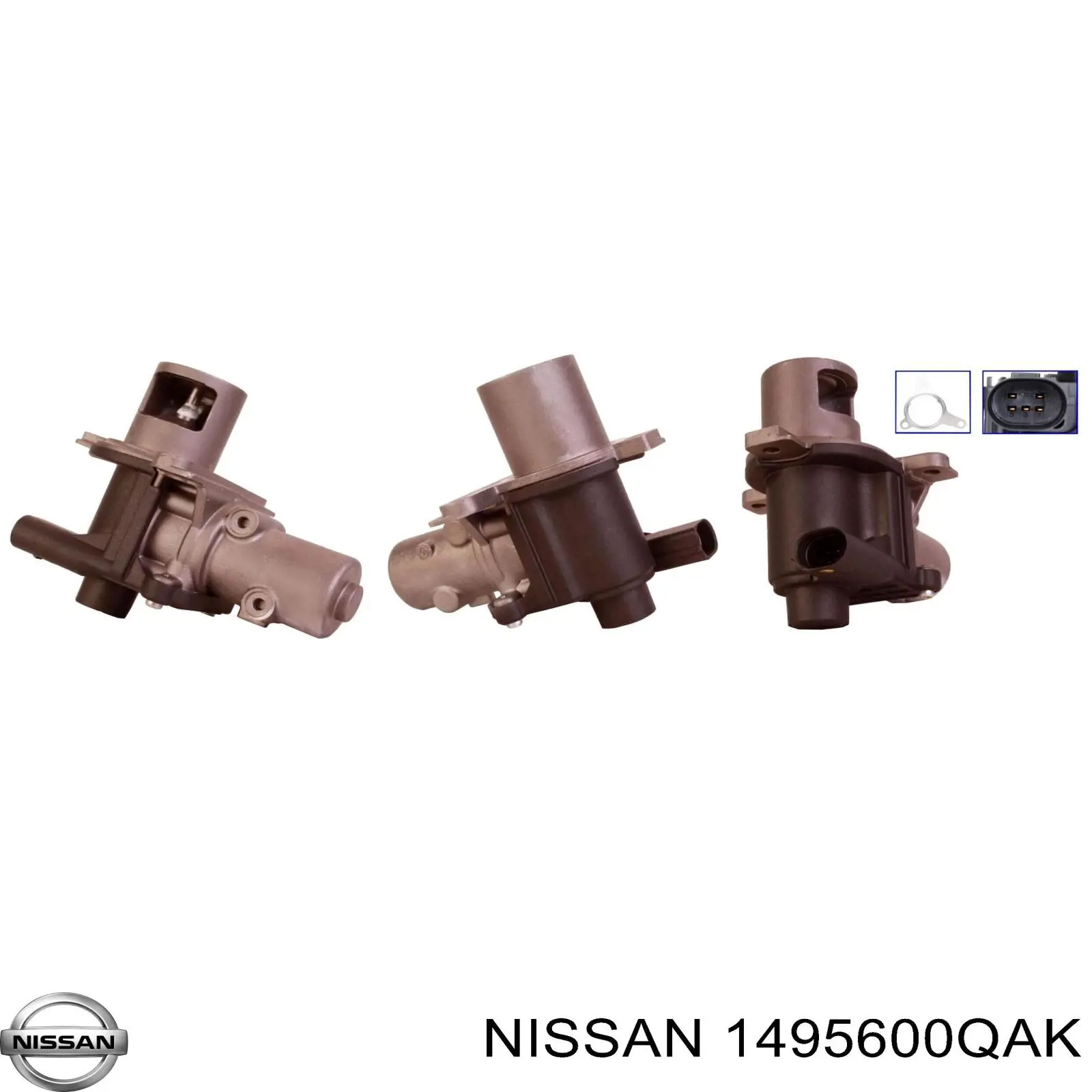 1495600QAK Nissan/Infiniti Zawór recyrkulacji spalin EGR