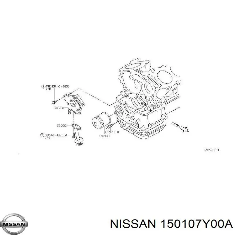 150107Y00A Nissan pompa oleju