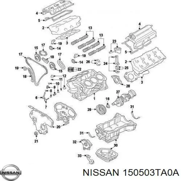 Do koszyka Filtr oleju Nissan Rogue  T32U