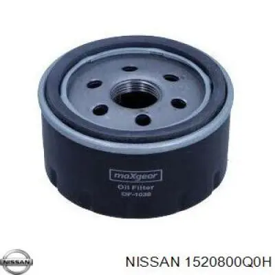 Do koszyka 1520800Q0H Nissan/Infiniti Filtr oleju