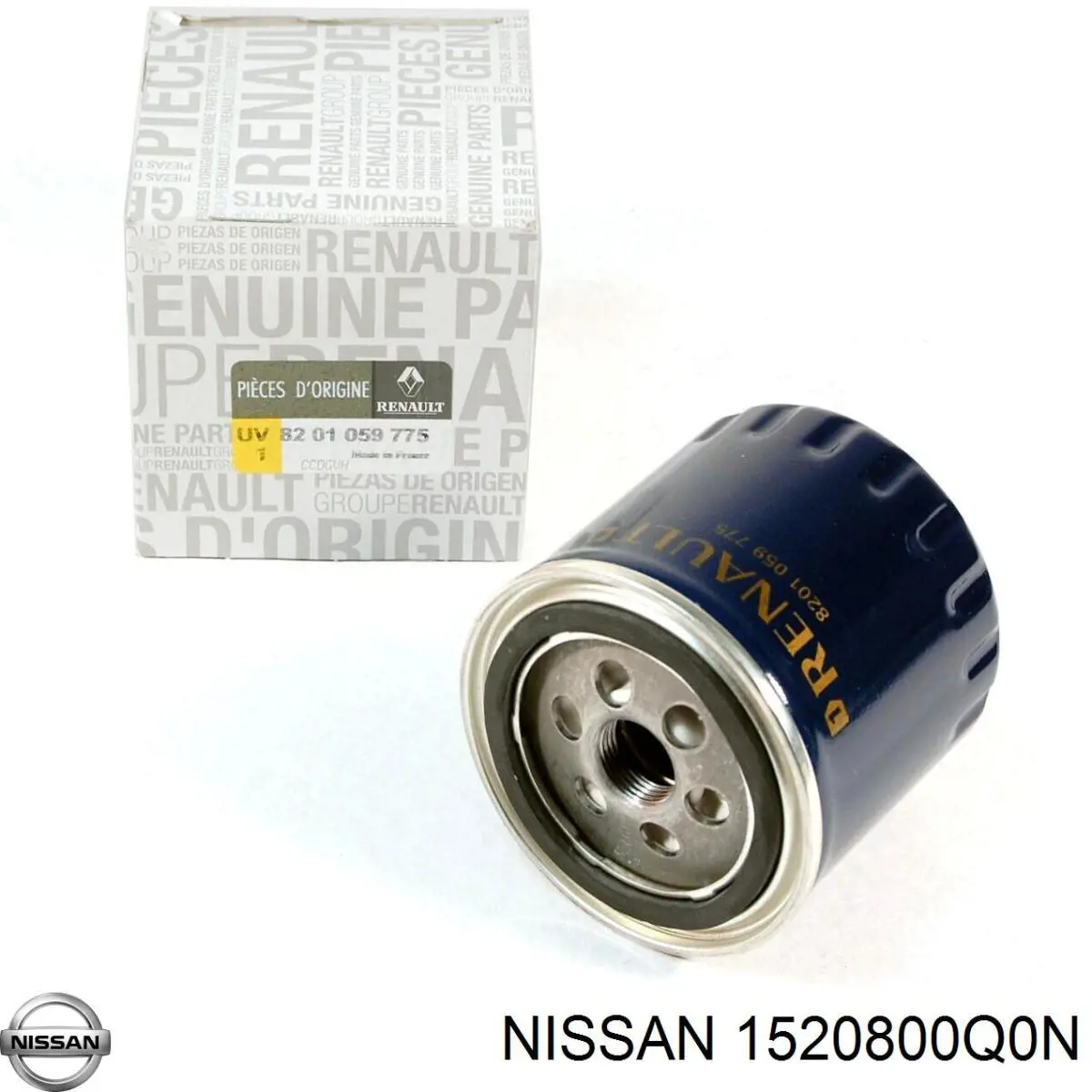 Filtr oleju Nissan/Infiniti 1520800Q0N cena, od 10,75 USD