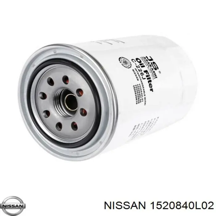 Do koszyka 1520840L02 Nissan/Infiniti Filtr oleju
