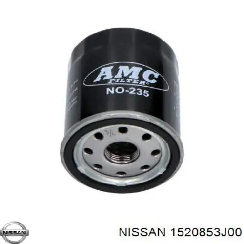 Filtr oleju Nissan/Infiniti 1520853J00 cena, od 5,97 USD