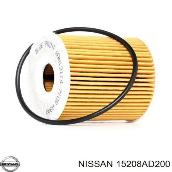 Do koszyka 15208AD200 Nissan/Infiniti Filtr oleju