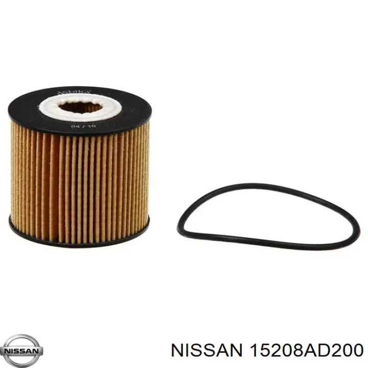 Filtr oleju Nissan/Infiniti 15208AD200 cena, od 8,09 USD