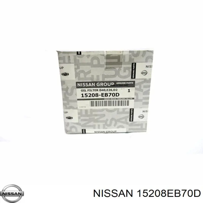 15208EB70D Nissan/Infiniti Filtr oleju