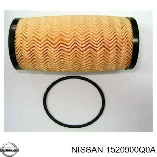 Do koszyka 1520900Q0A Nissan/Infiniti Filtr oleju